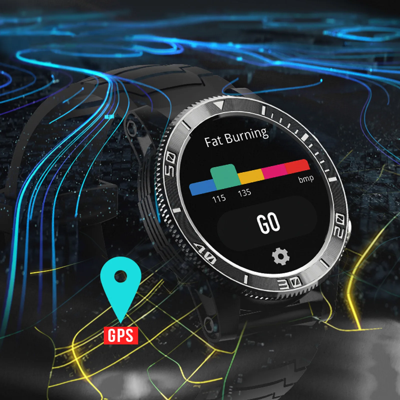 NORTH EDGE XTREK   Ʈ ġ GPS 360*360 ġ   ɹڼ SpO2 VO2 ִ Ʈ 120   IOS ȵ̵ Smartwatch
