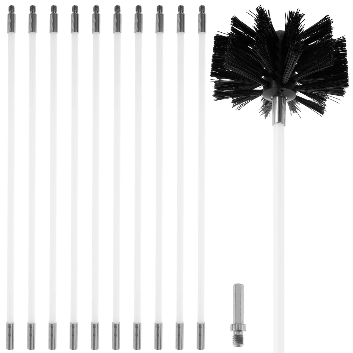Nylon Chimney Cleaning Brush Kit Nylon Chimney Sweep Set Kit