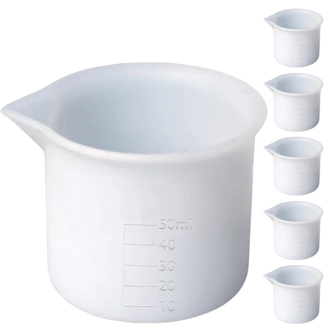 1/2/6Pcs Measuring Cup Set Silicone Measuring Cups with Scales for