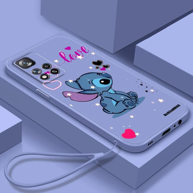 Funda para Xiaomi Mi 11 Lite Oficial de Disney Stitch Azul - Lilo & Stitch