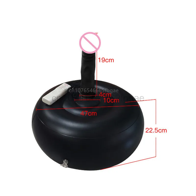 Female Masturbator Inflatable Round Cushion Can Put In Dildo Penis Holder Sex Furniture Adult Games Flirting Toys for Couples 18