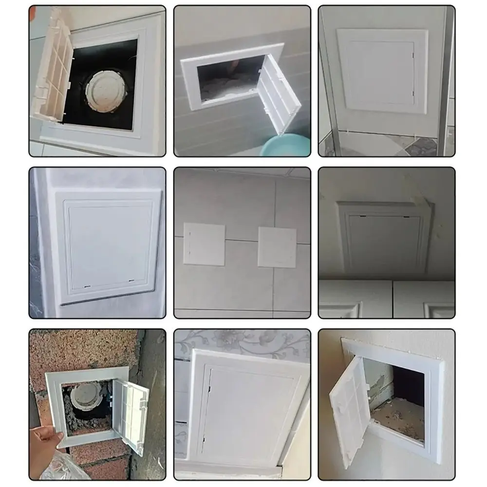 Access Panel Universal Plastic Removable Opening Flap Cover Plate For Wall Ceiling