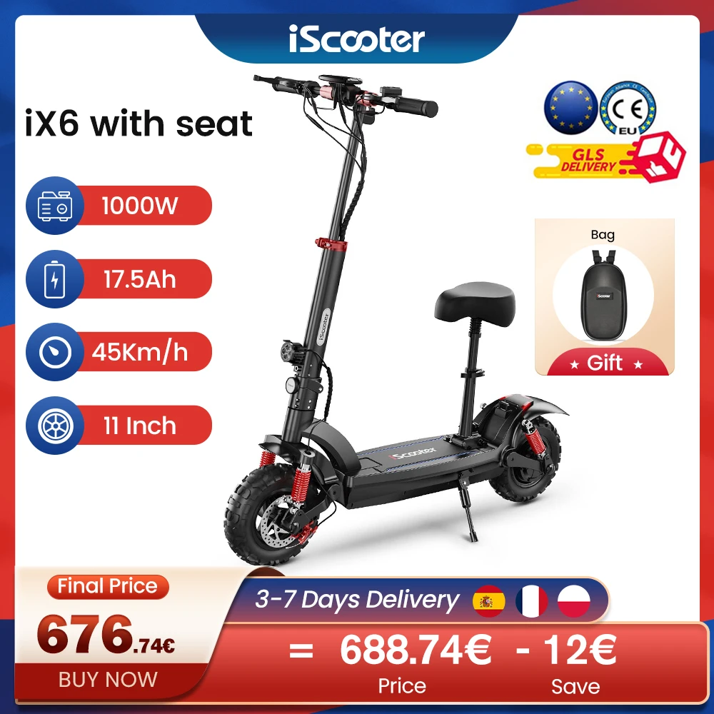 Folding Scooter Seat For I9/i9pro/i9max Adjustable Height Seat