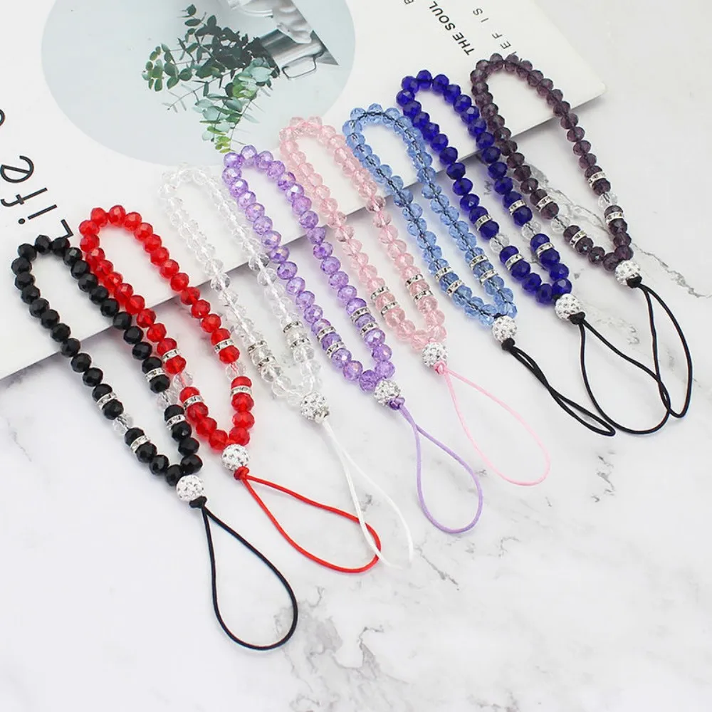 ①precure genic Beads Strap Porun＆Lulun Luxury Crystal Mobile Phone Straps Lanyards Non-Slip Beads