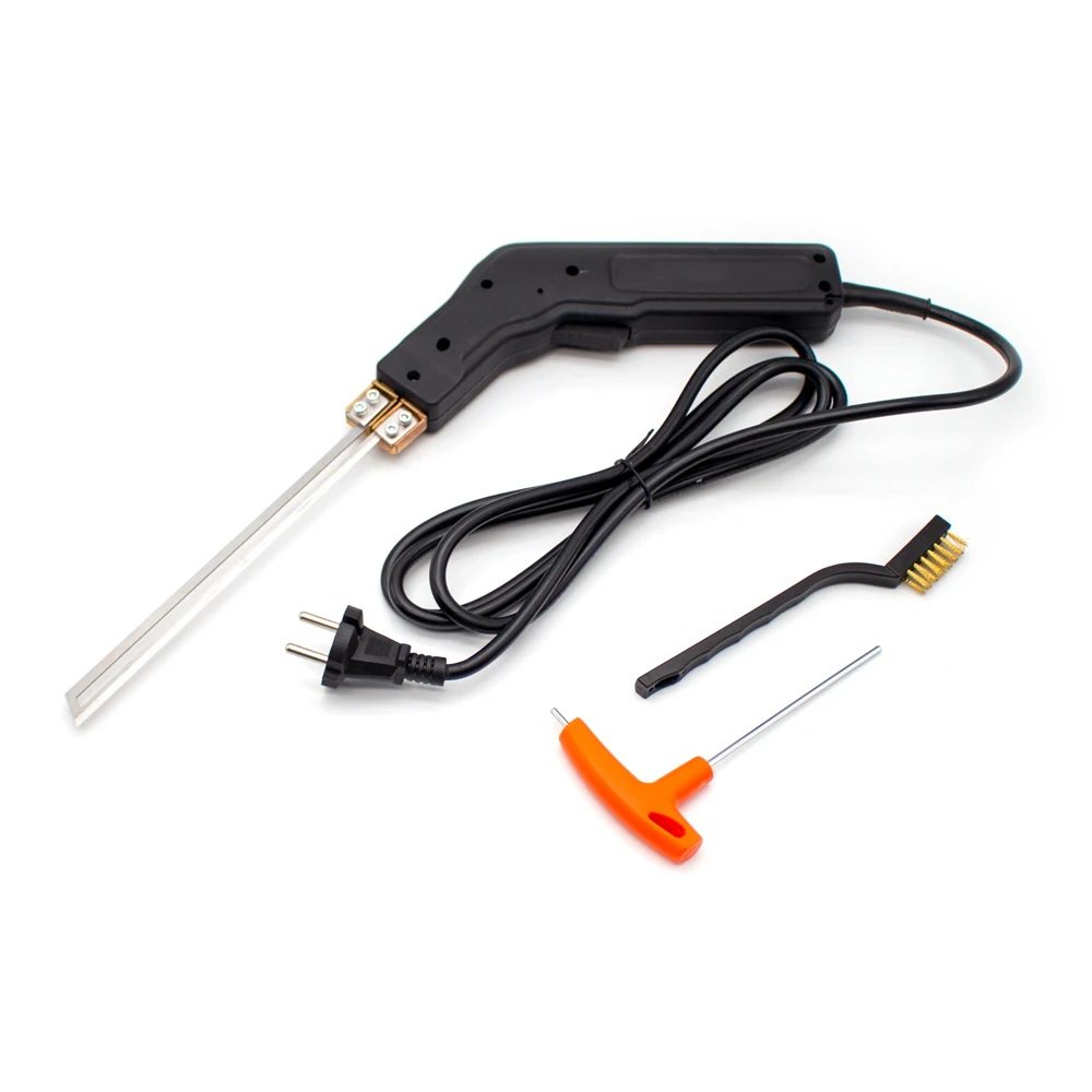 

220 В 20 см Электрический нагревательный нож для резки губки жемчуга хлопка пластика экструзии доски режущий станок термоплавкий резак 300 Вт