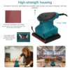 400W Orbital Sander Wood Grinder Electric Car Polisher Multifunctional Wood Metal Waxing Polishing Grinding Sanding Machine 2
