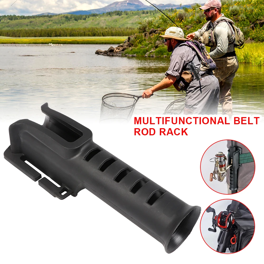 

Belt Rod Holder Portable Pole Inserter Fishing Rod Pesca Multi-function Rack Fishing Rod Quick Belt Holder Rod Rack Accessories
