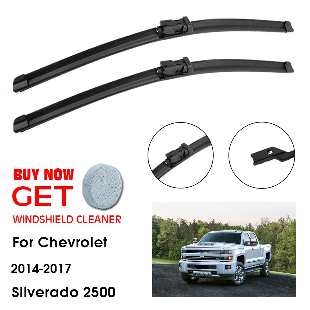 

Стеклоочиститель автомобильный для Chevrolet Silverado, стеклоочиститель лобового стекла для Chevrolet Silverado 2500, 22 дюйма + 22 дюйма, 2014-2017, аксессуары для л...