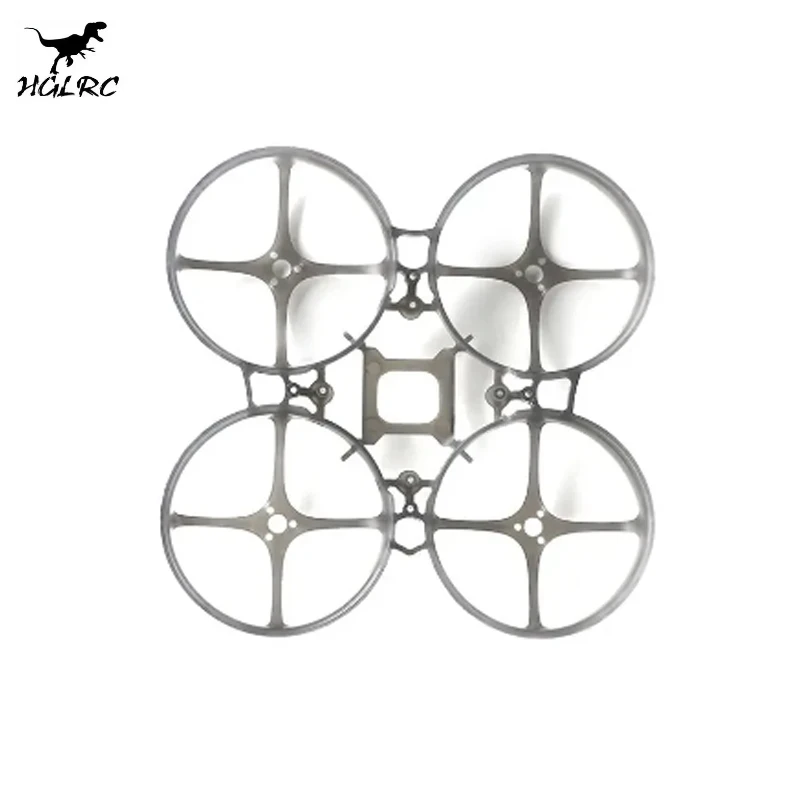 Cadre HGLRC Petrel 85 Whoop Drone FPV 85mm assemblé avec moteurs et hélices, prêt pour le vol.