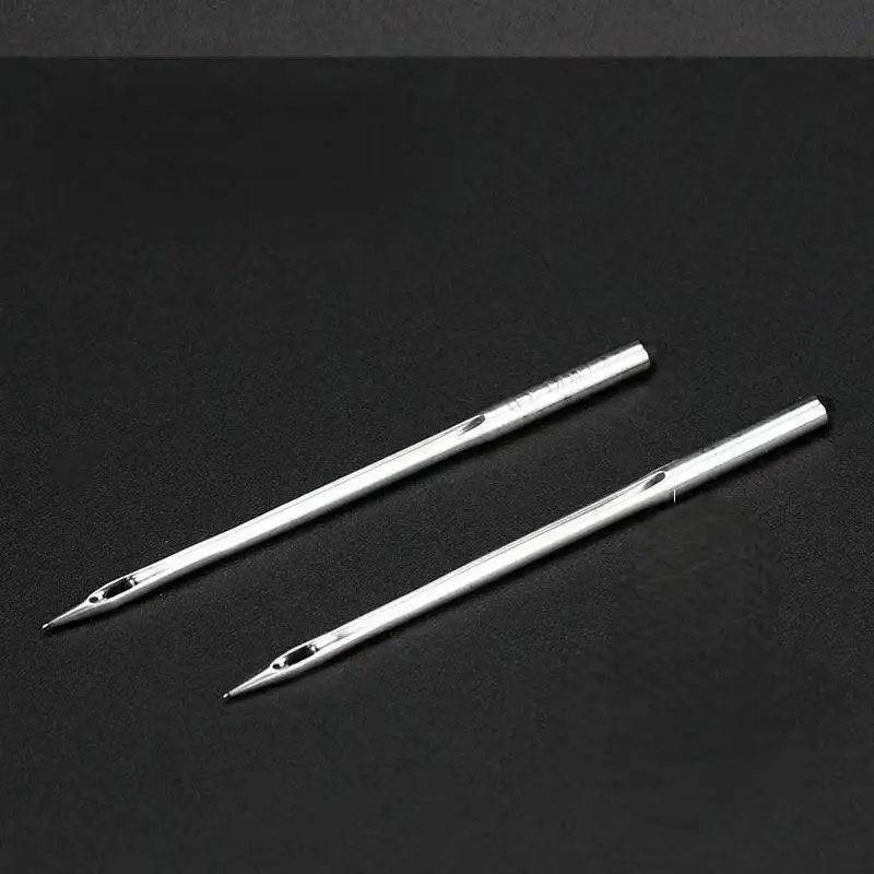 Groz-Beckert Aghi Per Macchina Da Cucire Pelle - 100 Pezzi 134-35 LR DPX35LR - Misura 19/120 - Per Adler E Pfaff Industriali - 2