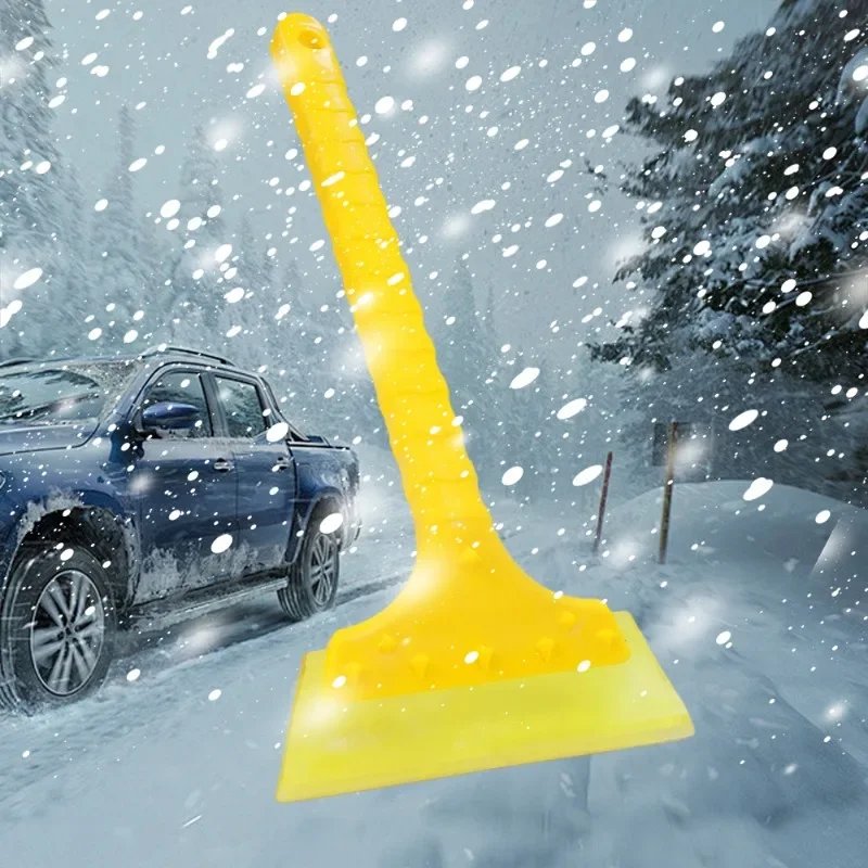 Oxford Car Ice Scrapers Winter Car Windshield Snow Brush Soft Non-slip Handle Ice Scraper Snow Shovel Removal Accessories
