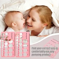 Silicone Double Sides Nipple Measuring Ruler Tool Efficient Breast Pump Feeding Supply Breastpump Accessories for New Mothe Baby 2