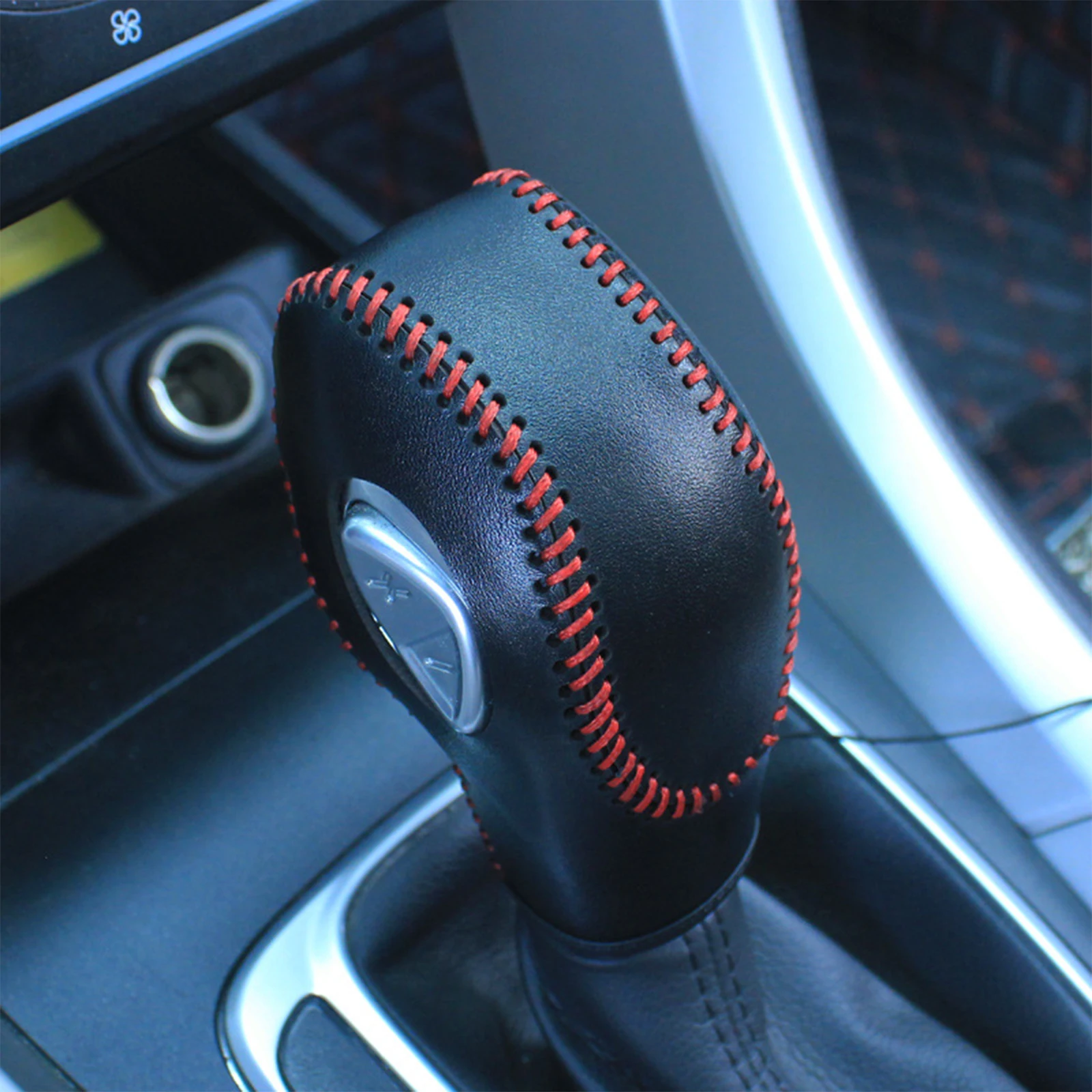 CarPUCarbonLookGearShiftKnobCoverforFordEcoSportEscape