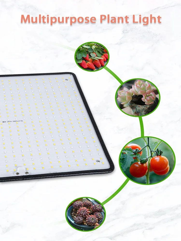 Full Spectrum LED Grow Light for Indoor Plants - 1200W Quantum Board Lamp