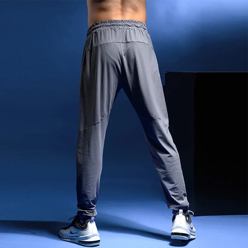Sports Running Pants Men's Breathable Fitness Training Jogging Sweatpants Basketball Tennis Trousers Gyms Track Elastic Pants 4