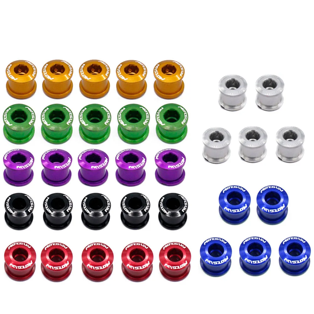 

Bicycle Screw-bolt Color Screw Chain Ring Bolt Crank Arm Mountain Bike Tray Crown Color Bike Modification Parts