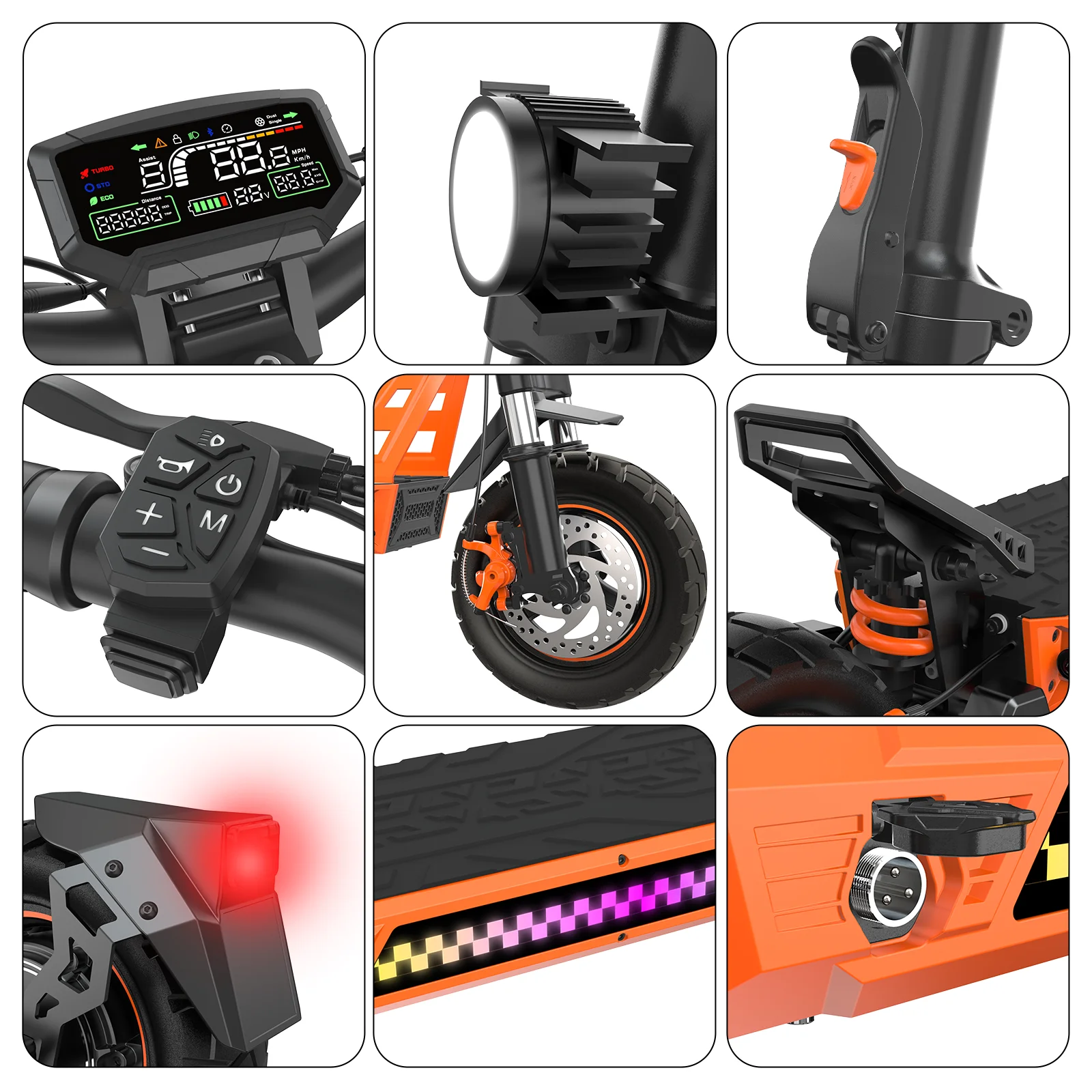 Affichage et configuration du guidon