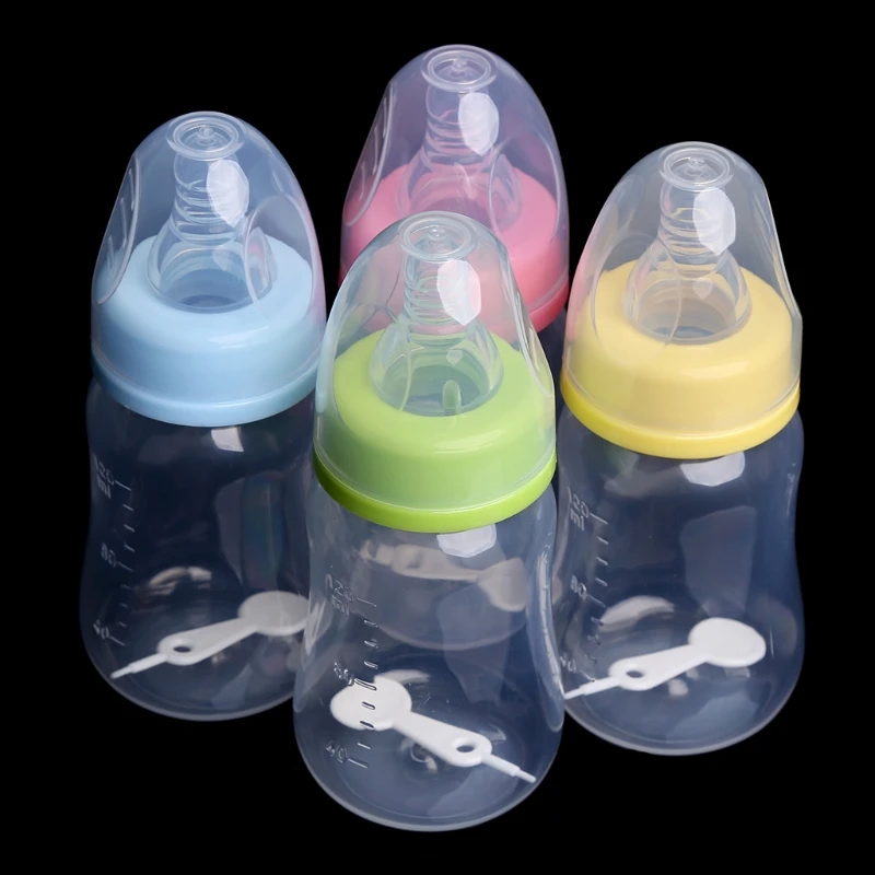 Reusable Baby Bottle Infant Learn Drinking Bottle Kids Straw Juice