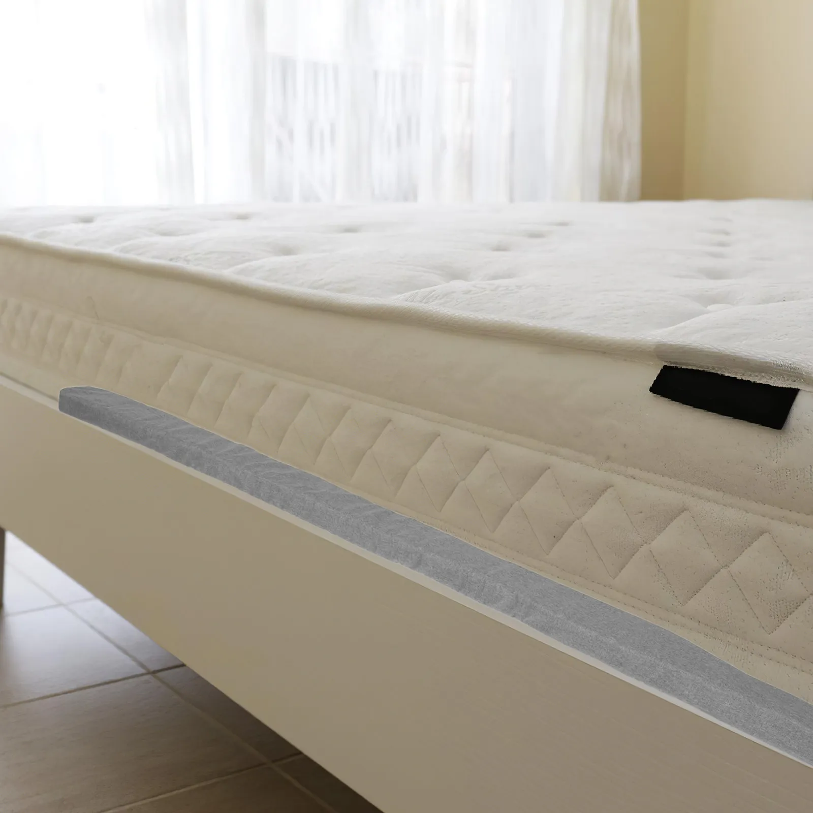 L자형 매트리스 틈새 필러 고밀도 소프트 스펀지 웨지, 침대 헤드보드, 소파 틈새 방지, 기숙사, 침실용