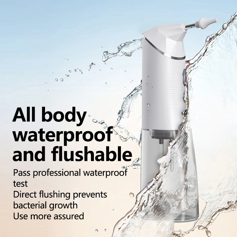 Electric Intelligent Water And Ear Wash IPX7 Waterproof Portable Electric 3-Mode Wax Removal Ear Wash With 300ml Water Tank 4