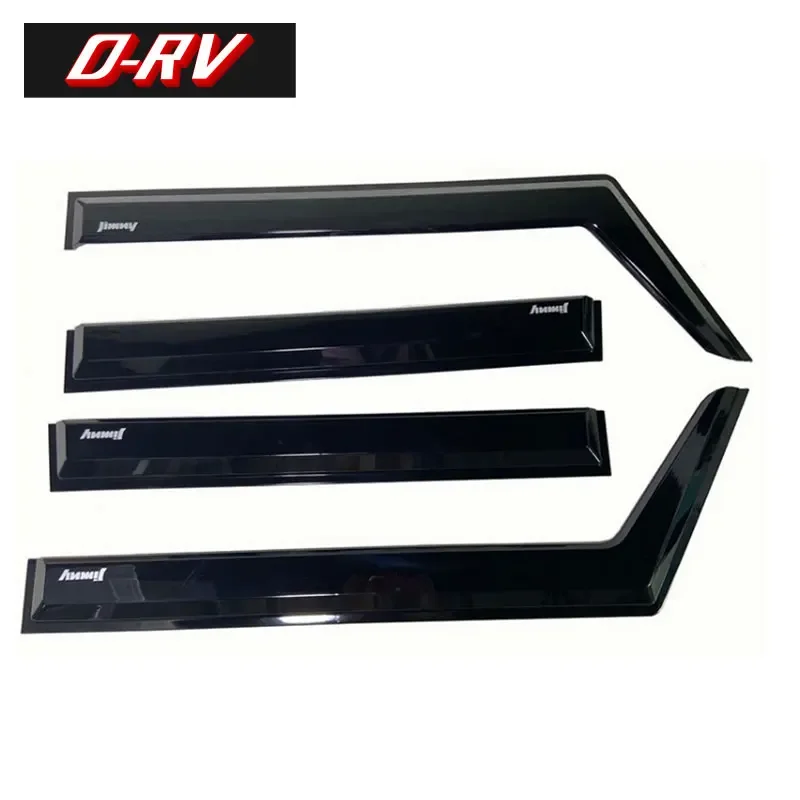 Car Sun Rain Guard Window Visor Smoke Shield Deflectors Awning Trim Cover Accessories for Suzuki Jimny JB64 JB74W car window visor,car window deflectors