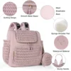 Large Capacity Mom Backpack Fashion Backpack For Mothers Baby Stroller Hanging Bag Mommy Totes Outdoor Travel Backpack 4