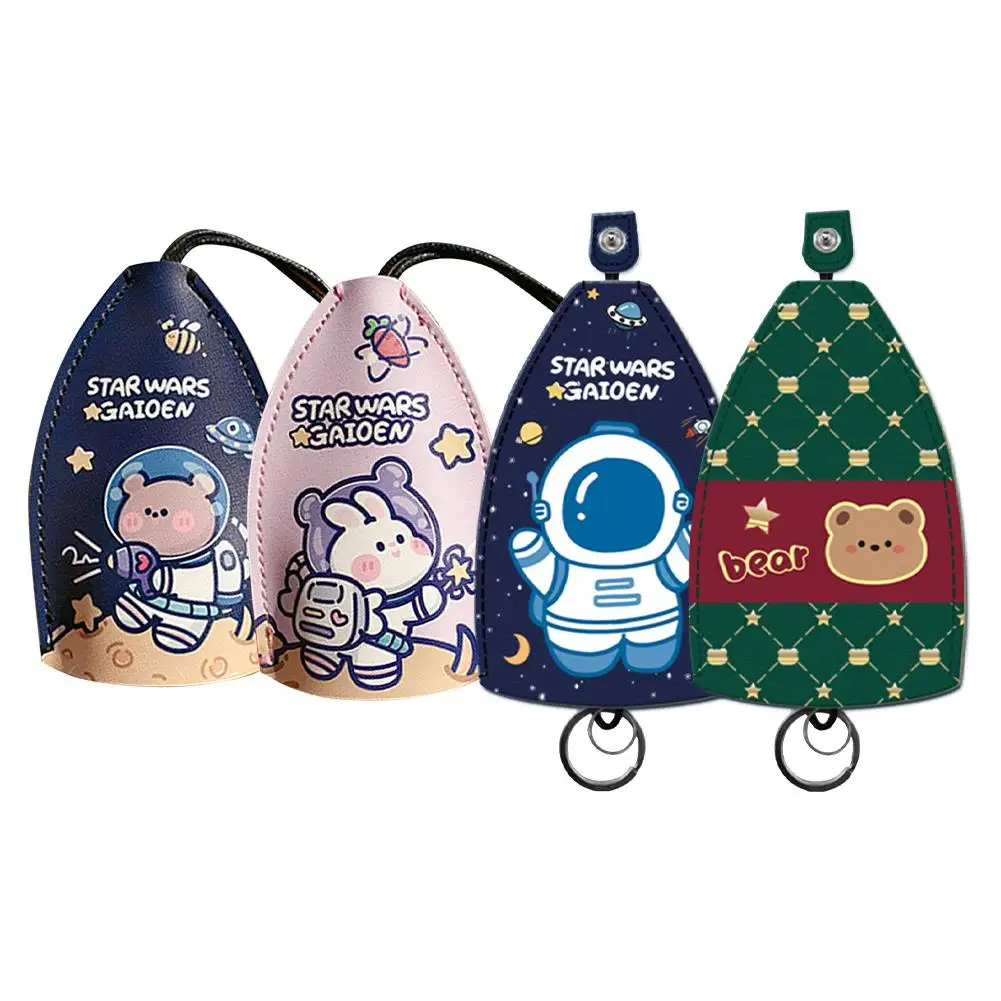 Cartoon Animals Pull Type Key Bag PU Leather Key Wallets Housekeepers Car Holder Case Key organizer key protector key case key purse key holder