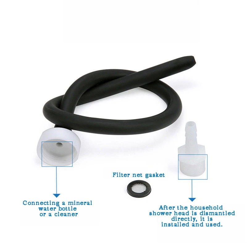 50CM Long Attachment Shower Tip Water Tubing Washing Enema Colon Cleaner