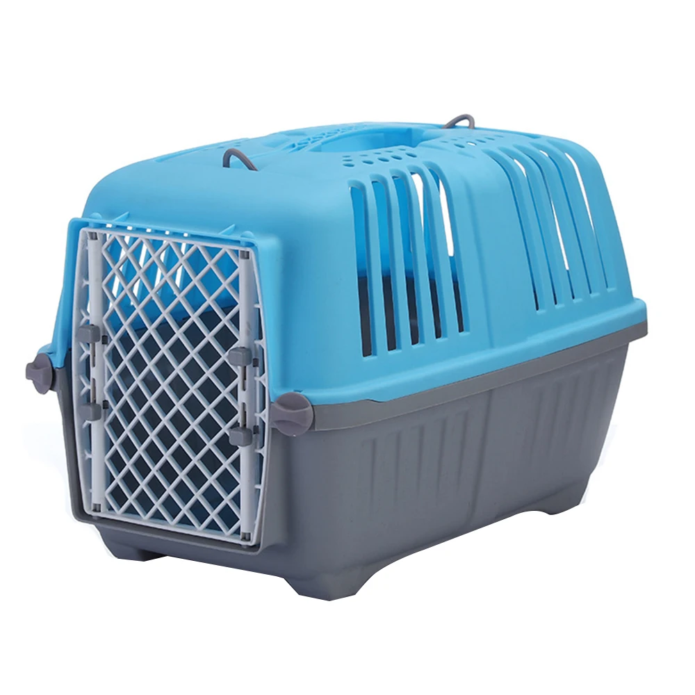 

Cat Transport Box, Features Easy Assembly & Not The Tedious Nut & Bolt Assembly, Transport Box for Small Dog & Cat 3 Colors.