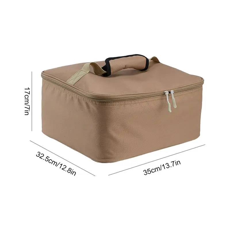 Outdoor Stove Carry Bag Camping Stove Storage Bag Portable Burner Carrier Camp Oxford Cloth Storage Organizer