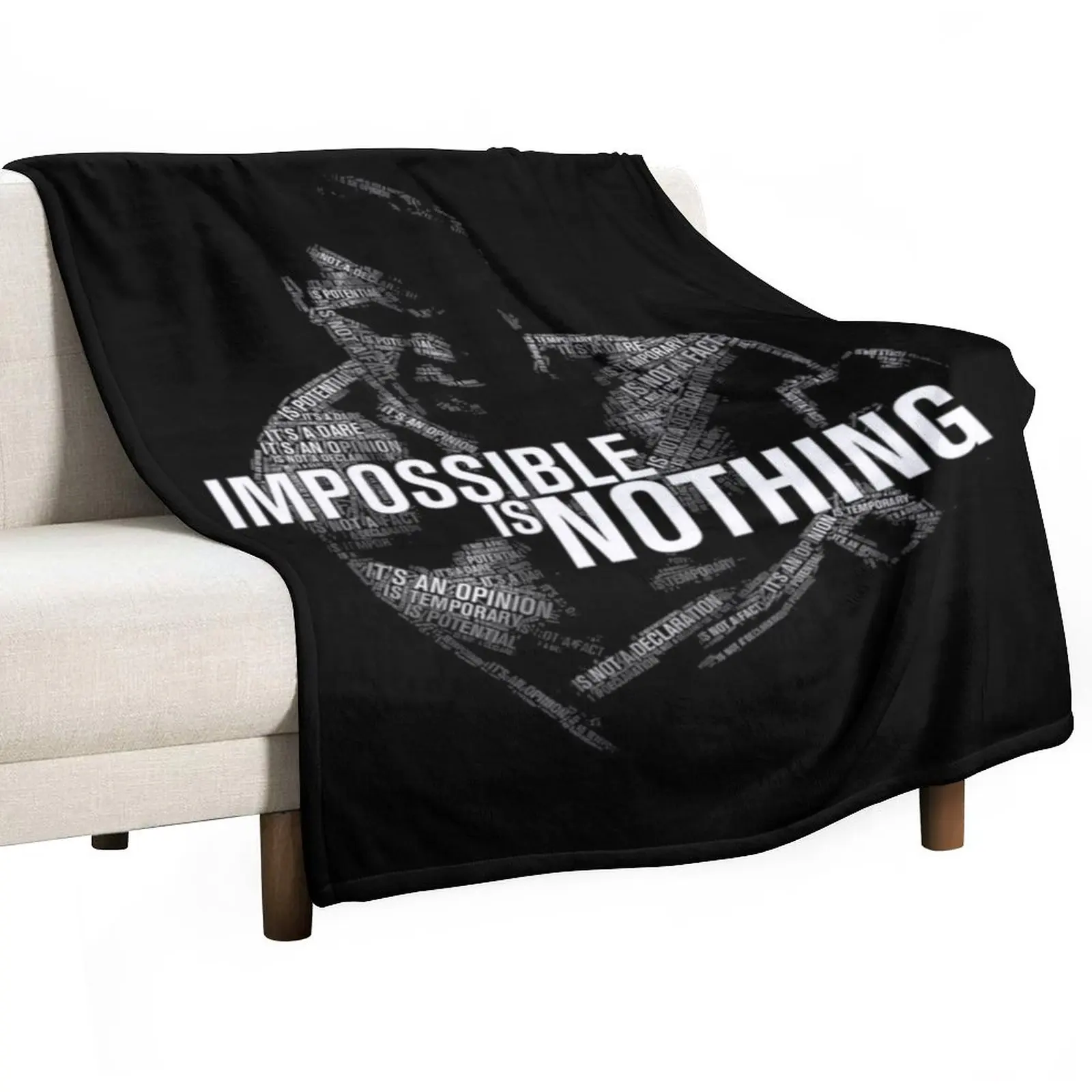 

MUHAMMAD ALI Throw Blanket Baby Blanket Furry Blanket Vintage Blanket
