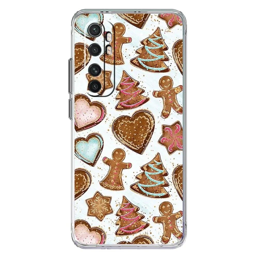 Cartoon Christmas Soft Clear Phone Case Cover