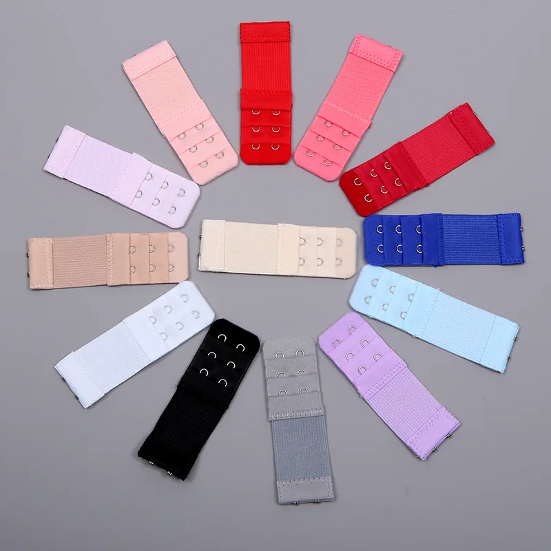 1/3/10pcs 3 Rows 2 3 Bra Hooks Extenders Strap Buckle Extension Bra Strap Extender Intimates Accessories Women bra extender bra straps invisible bra straps bra buckle