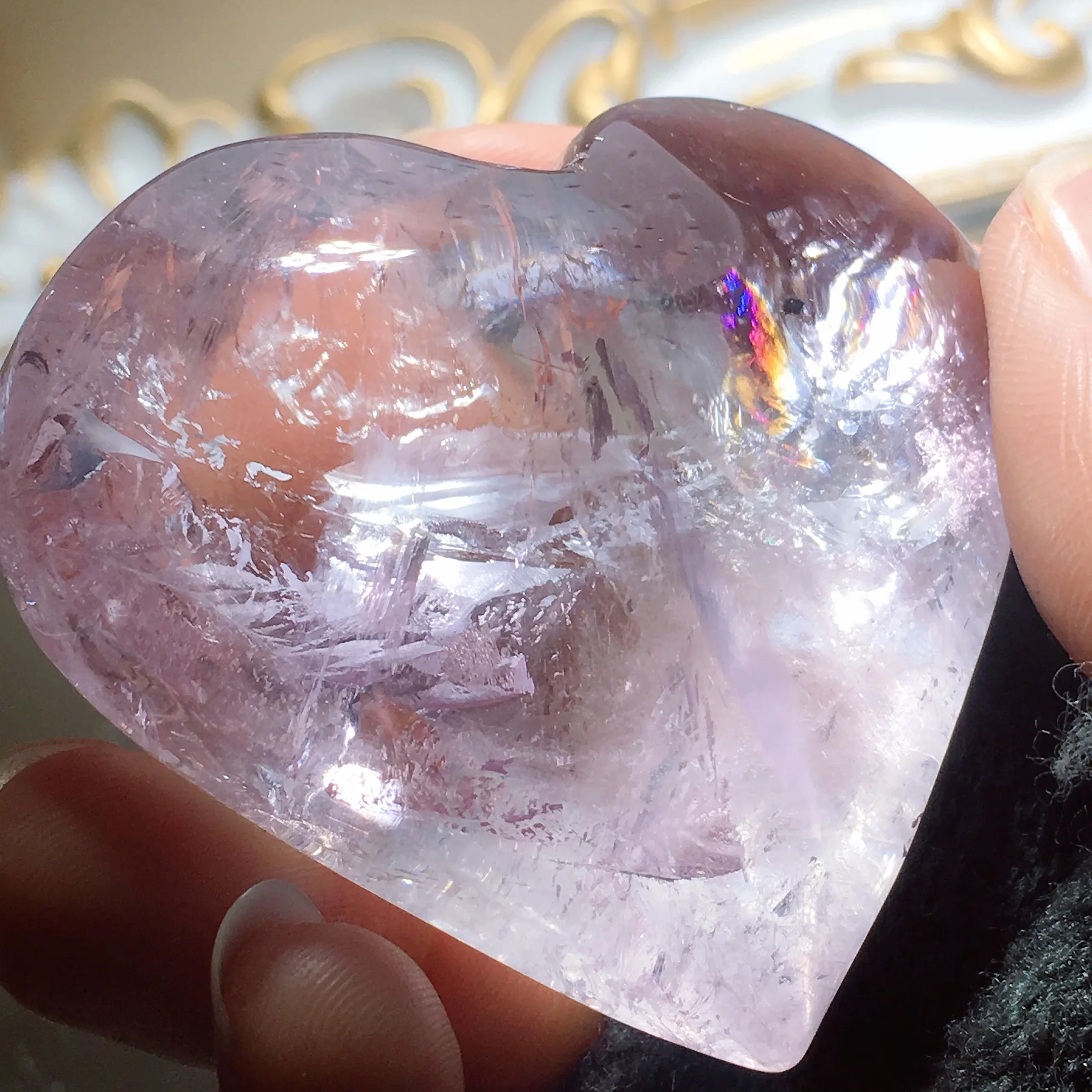 Amethyst Heart 2528