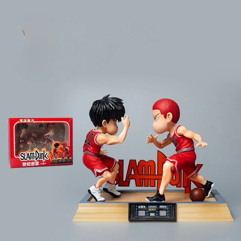 16Cm Slam Dunk Anime Figure Kaede Rukawa/Sakuragi Hanamichi Action Figure Slam Dunk Figurine Modello Da Collezione Bambola Giocattoli Regali