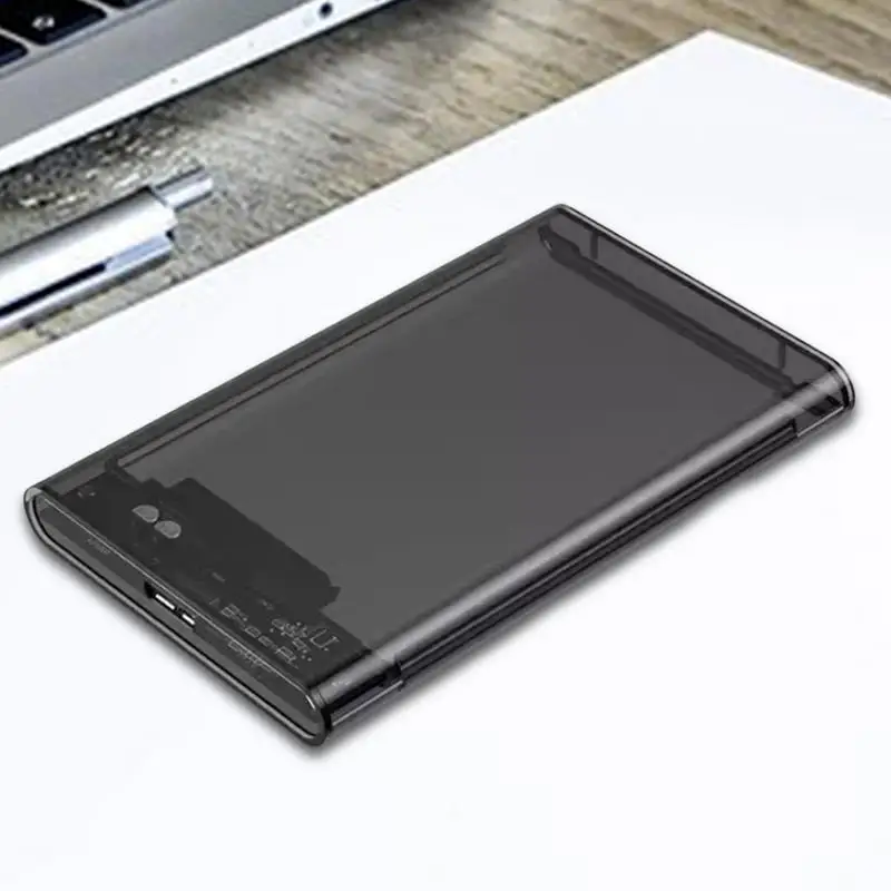 Transparent 2.5 Inch USB 3.0 Hard Drive Enclosure