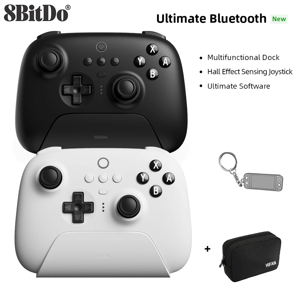 8BitDo Ultimate コントローラー ホワイト Switch