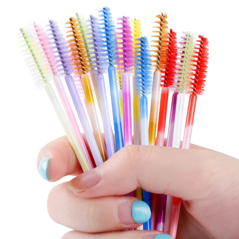 50/100Pcs Makeup Brush Eyelash Eyebrow Brushes Comb Disposable Mascara Wand Eyelashes Extension Supplies Cosmetics Make Up Tools 4