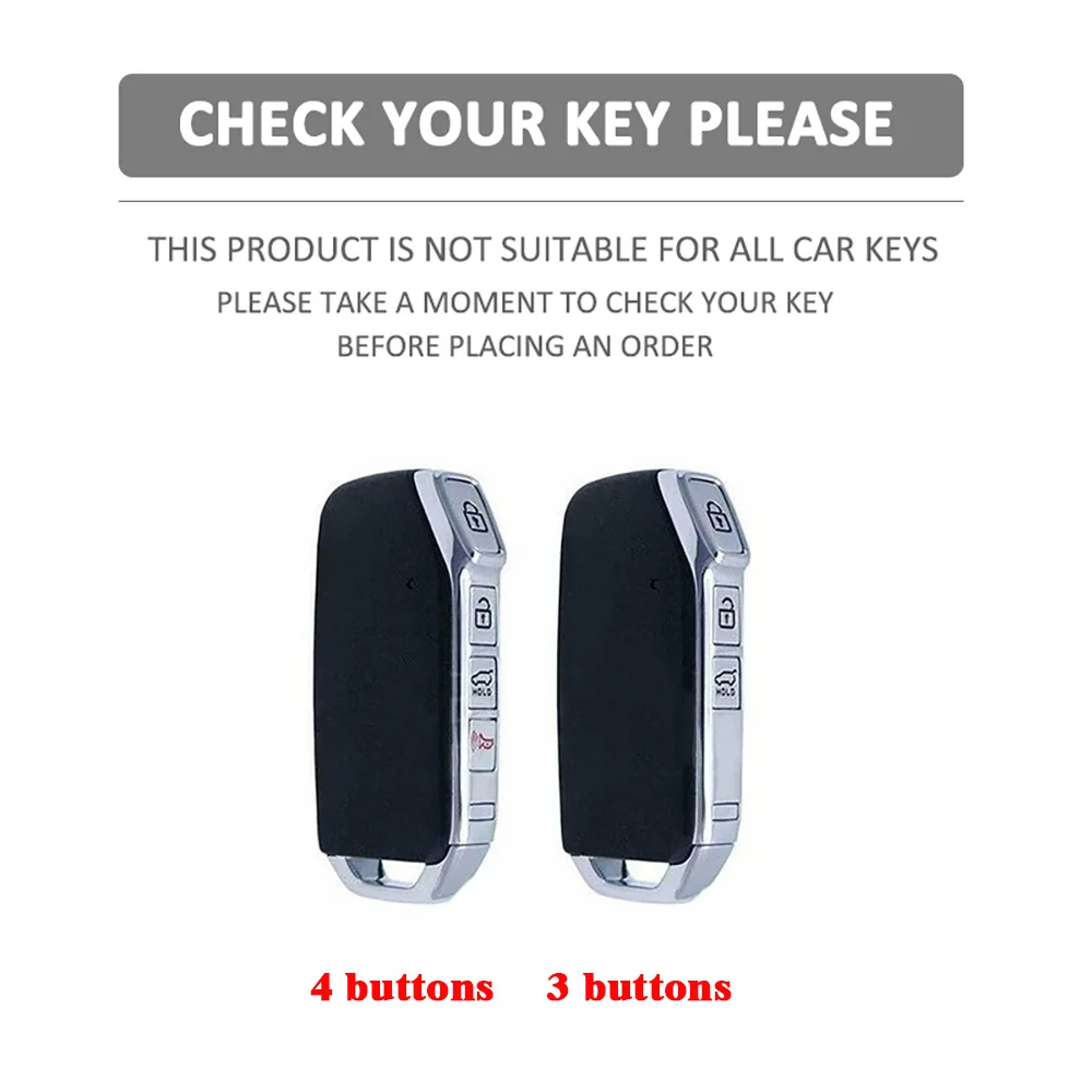 Premium TPU Car Key Case Cover & Keychain - Sleek Shell Fob Holder for Enhanced Style and Protection