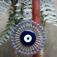 D0AD Turkish Blue for Evil Eye Decor Wall Hanging Pendant Amulets Ornament for Key Ring Home Garden for Protection Lucky Gift 1