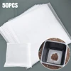 50PCS Flower Pot Mesh Pad - Anti Leak Soil Protector for Ceramic Pots, Breathable Insect Proof Garden Gasket (10x10cm PVC) 2
