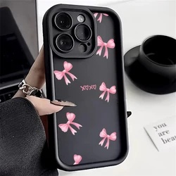 Pink Bow Knot Silicone Candy Soft Phone Case for RedmiNote14ProPlus5G (1)