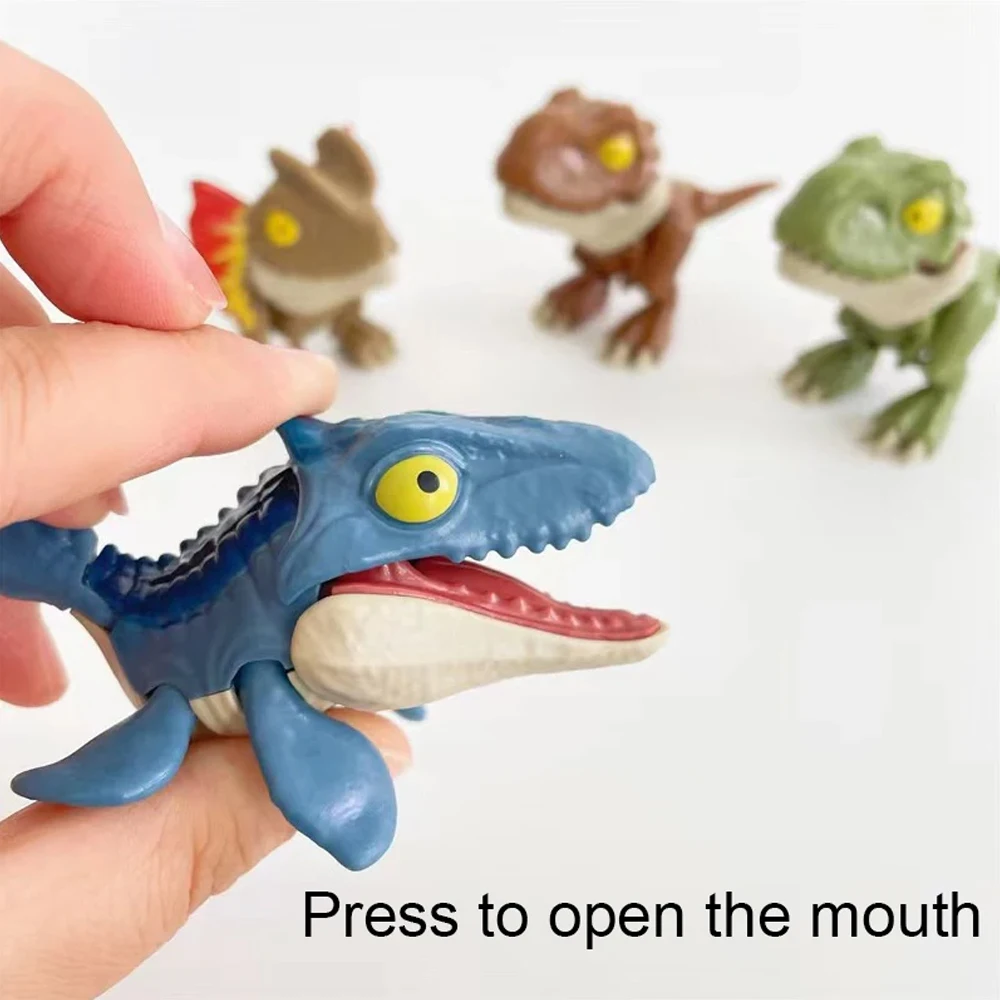 Cute Finger Dinosaurs Set 5/6/8PCS Multiple Play Ways & Styles For Childrens Creative Fun and Education