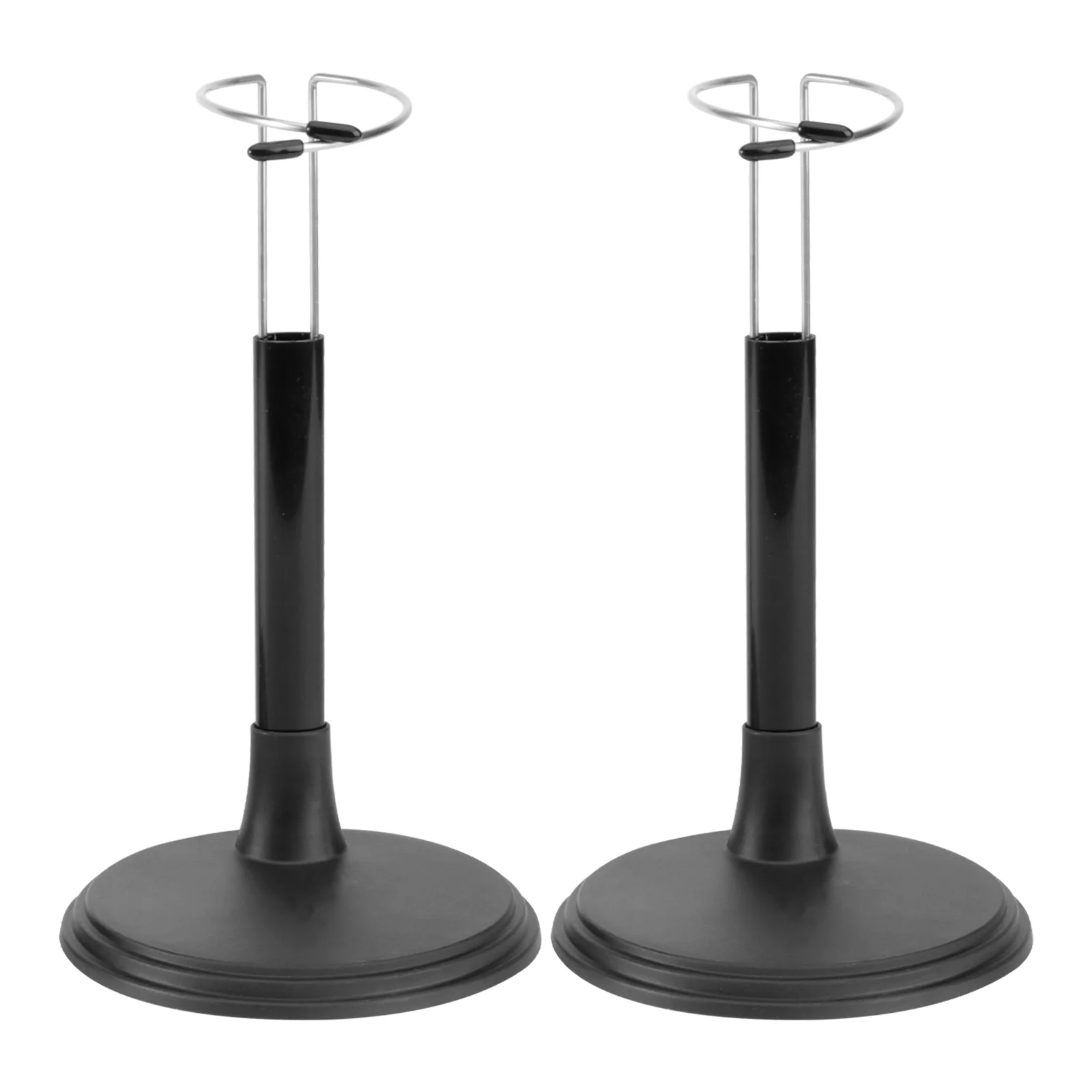 

2Pcs Stand Support Stand Display Bracket Holder Frame Rack for Home Store ( Black Rack for 25cm )