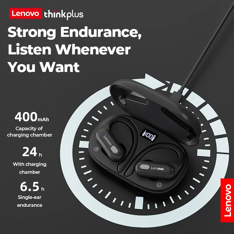 Genérico Lenovo Auriculares Bluetooth 5.3 XT60 TWS Auriculares