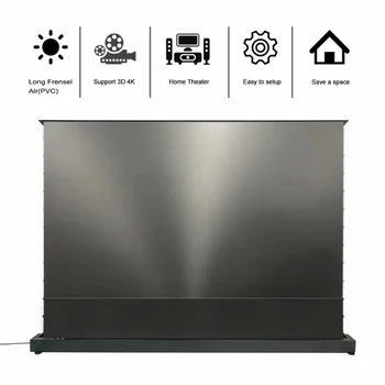 Schermo Fresnel ALR per proiettori a lungo raggio standard, schermo di proiezione in aumento del pavimento a tensione elettrica indipendente, 8K UHD