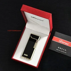 Compact Rectangular Deli Pulley Lighter with Ultra-Thin Grinding Wheel, Perfect Men's Gift (6102-With box)