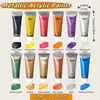 Pearlescent Acrylic Pigments Set 12ml*12 colours Metallic Acrylic Colours Golden Hand Paints Silver Waterproof Painting Paint 3