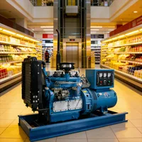 Groupe électrogène diesel industriel de type ouvert 50 kVA pour l'irrigation agricole et l'atelier 2