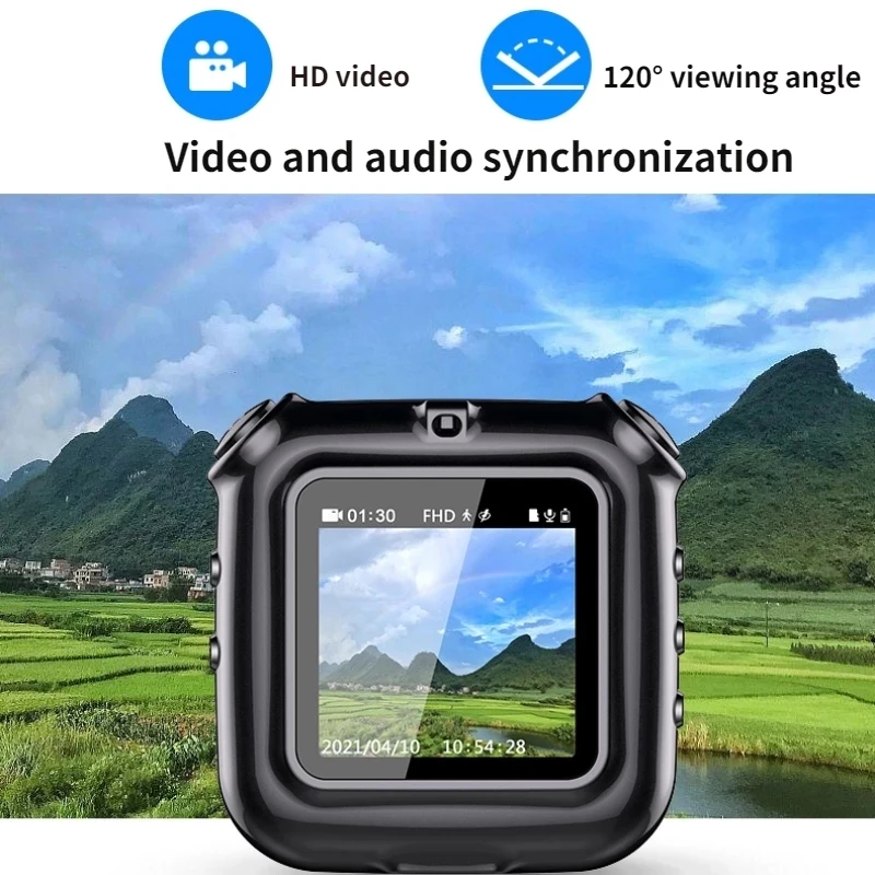 Mini Camera V9 Real-time Video Audio Voice Recorder AI Intelligent HD 1080P Noise Reduction Outdoor Sports Camcorder